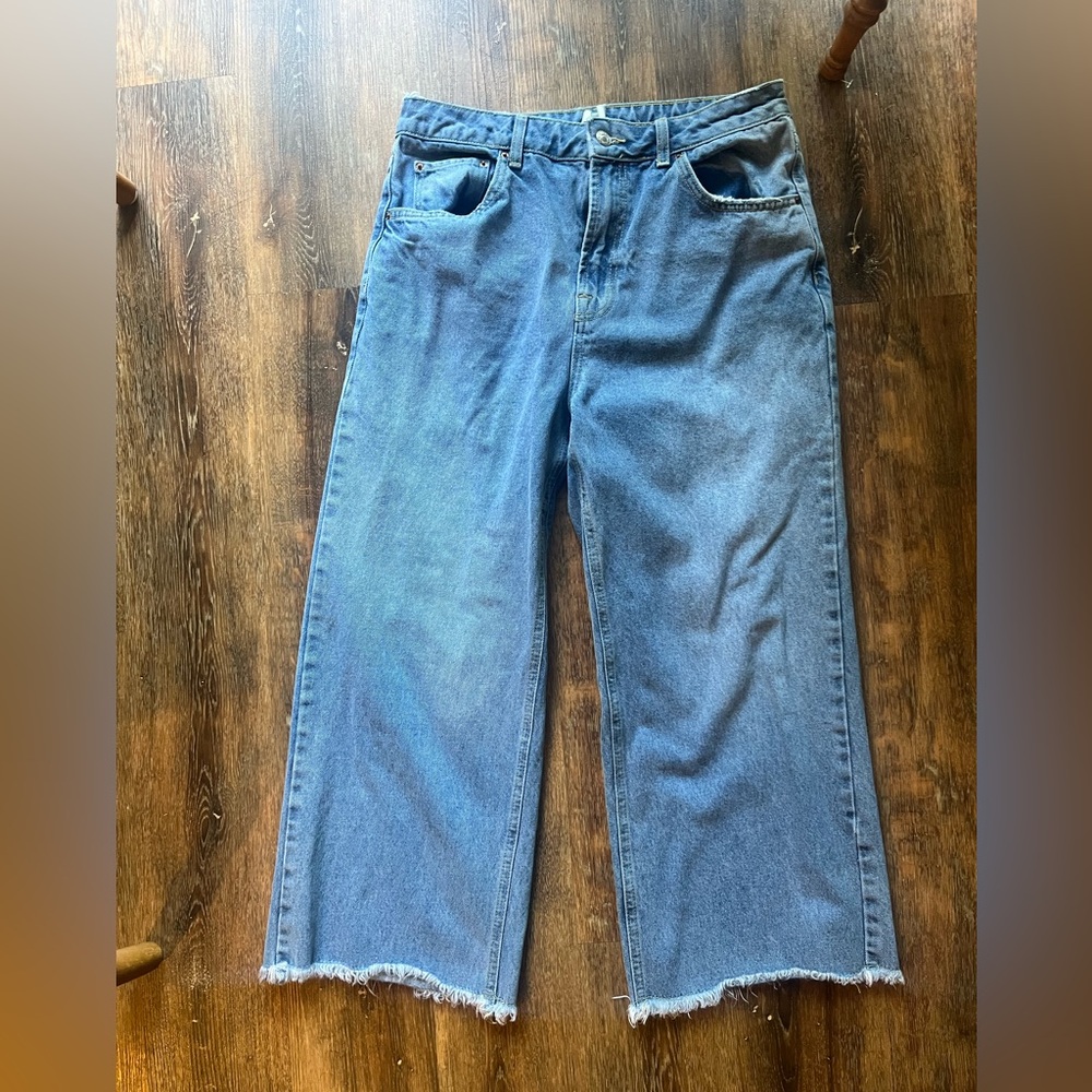 Topshop Moto wide leg Jeans
